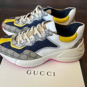 Gucci Rhyton Leather Sneaker